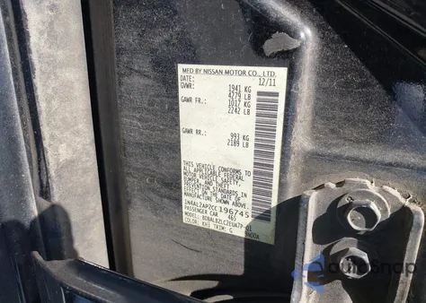 2012 Nissan Altima 2.5 S from USA, damaged, VIN 1N4AL2AP2CC196745